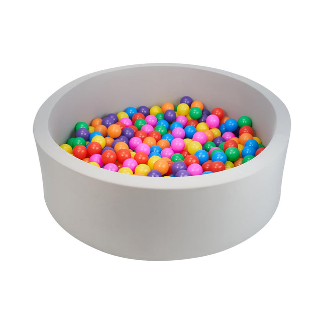 Foam Baby Ball Pit Round Play Center for Toddlers (No Balls)