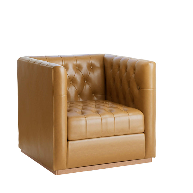 PU Leather 360 Swivel Accent Chair Set of 2