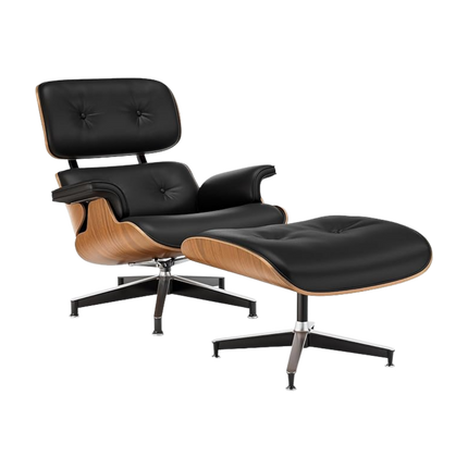 Real Leather Recliner Accent Chair