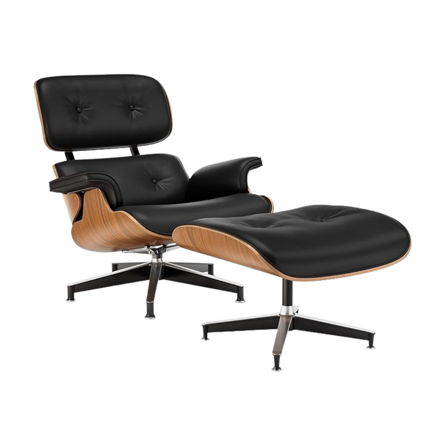 Real Leather Recliner Accent Chair
