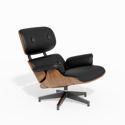 Real Leather Recliner Accent Chair