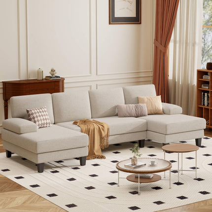 U-Shaped Sectional Sofa Couch