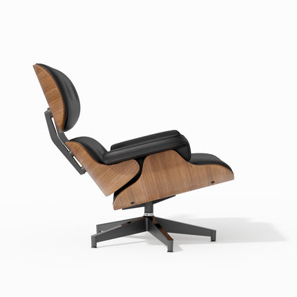 Real Leather Recliner Accent Chair