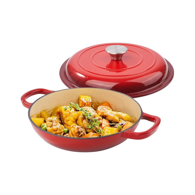 3 Quart Enameled Cast Iron Dutch Oven