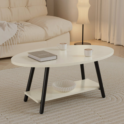 Oval Nesting Coffee Table Set