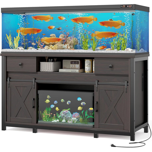 75-120 Gallon Fish Tank Stand with Power Outlet