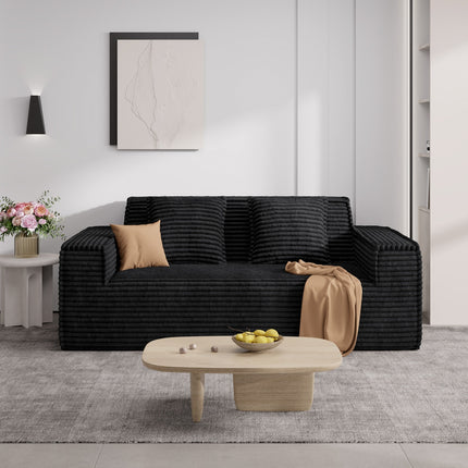75" Corduroy Loveseat Sofa
