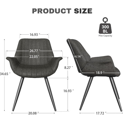 Kitchen Upholstered Dining Chairs Set of 6