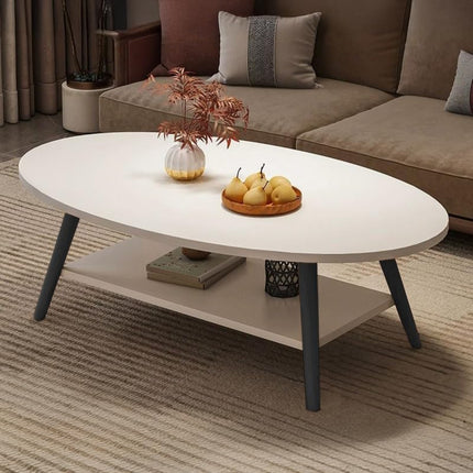 Oval Nesting Coffee Table Set