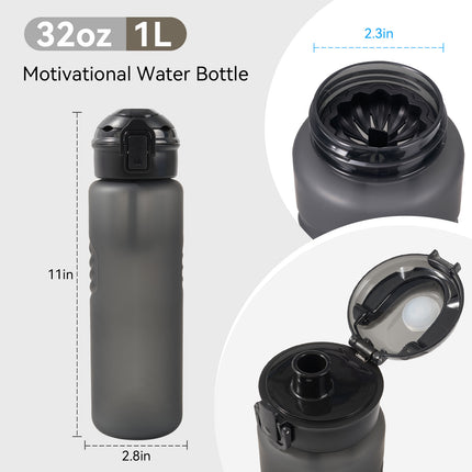 32oz BPA-Free Water Bottle Leak-Proof with Handle & Fruit Infuser