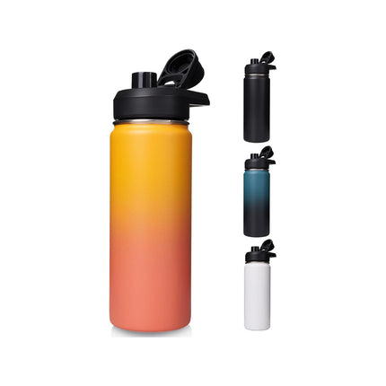 24oz Stainless Steel Insulated Water Bottle Wide Mouth with Handle