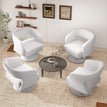 White-chenille / 4 PCS