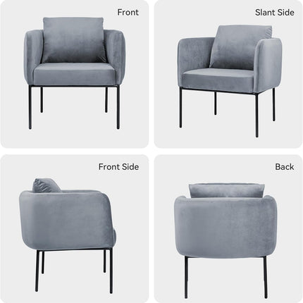 Modern Accent Chair with Soft Back Sofa Chair