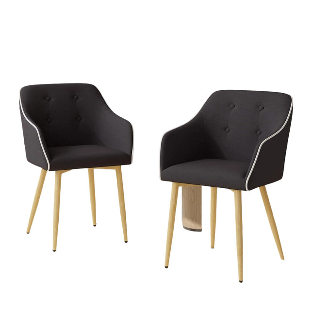 Mid-Century Modern Dining Chairs Set of 2