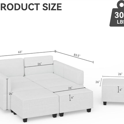 37" Armchair with Pillows