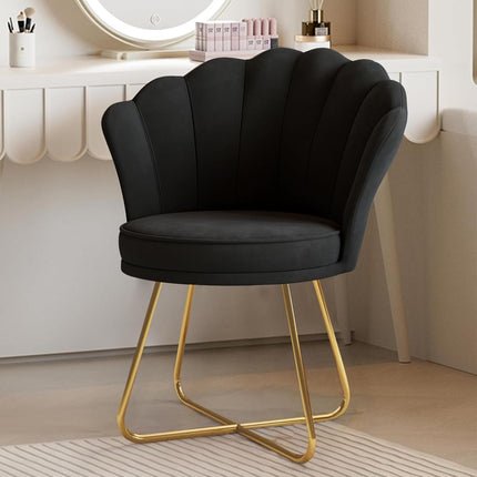 Modern Petal Backrest Accent Chair