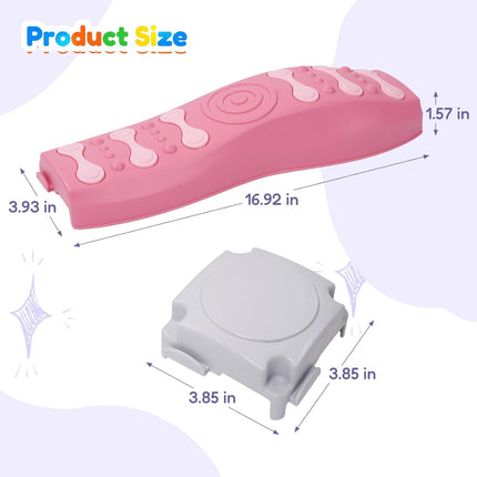 8-Piece Non-Slip Balance Beam Stepping Stones Plastic Indoor/Outdoor Play