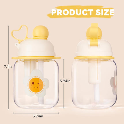 27oz Tritan Kids Water Bottle BPA-Free Leak-Proof with Fruit Strainer