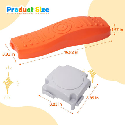 8-Piece Non-Slip Balance Beam Stepping Stones Plastic Indoor/Outdoor Play