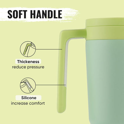 40oz Triple-Insulated Stainless Steel Tumbler with Straw & Infuser