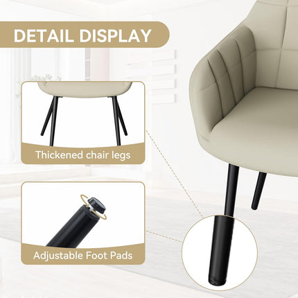 Modern Comfy Dining Chairs Set of 2