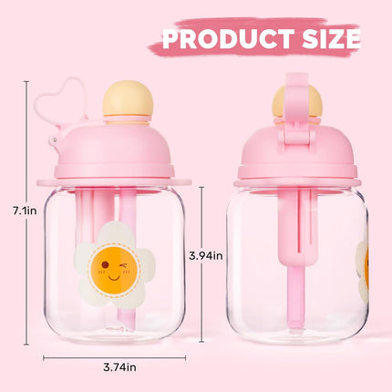 27oz Tritan Kids Water Bottle BPA-Free Leak-Proof with Fruit Strainer