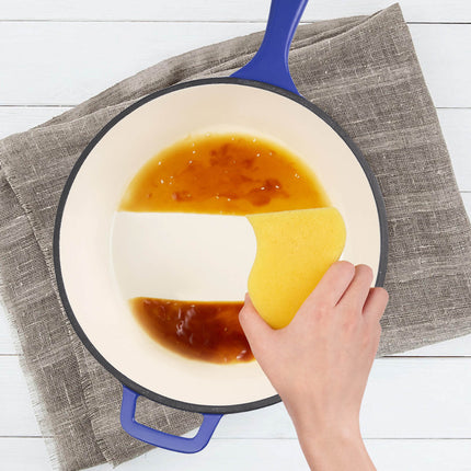 Enameled Cast Iron Skillets and Dutch Oven 2-in-1 Cooking Set