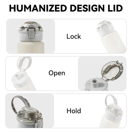 32oz BPA-Free Water Bottle Leak-Proof with Handle & Fruit Infuser