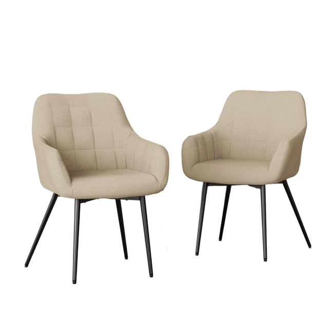 Modern Comfy Dining Chairs Set of 2