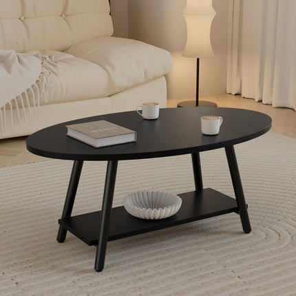 Oval Nesting Coffee Table Set
