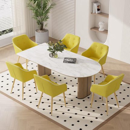 Mid-Century Modern Dining Chairs Set of 2