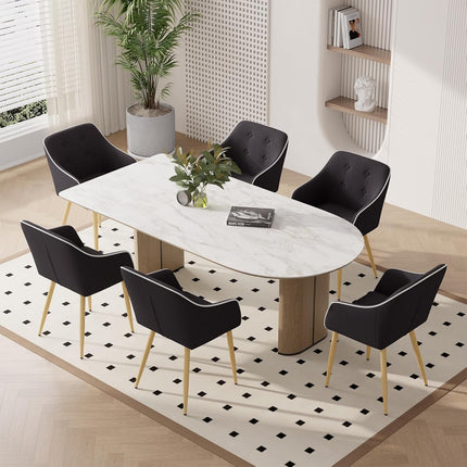 Mid-Century Modern Dining Chairs Set of 2