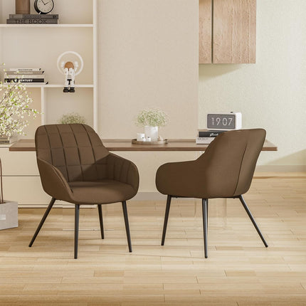 Modern Comfy Dining Chairs Set of 2
