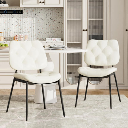 Mid-Century Modern Dining Chairs Set of 2