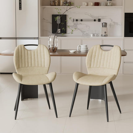 PU Material Dining Chairs Set of 6