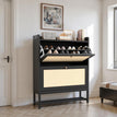 Black / 2 Drawers