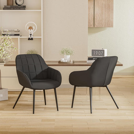 Modern Comfy Dining Chairs Set of 2