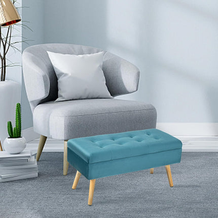 Shoe Bench with Cushion and Storage Function