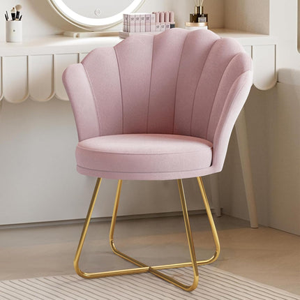Modern Petal Backrest Accent Chair
