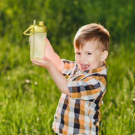 12oz BPA-Free Kids Water Bottle Leak-Proof with Straw & Handle