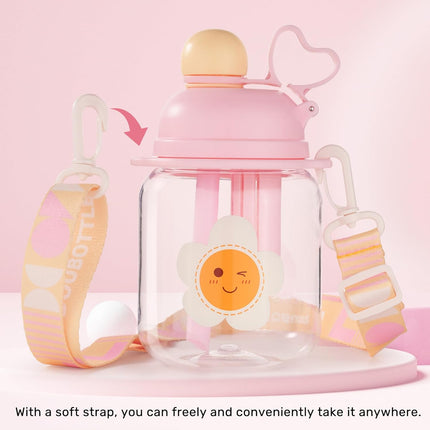27oz Tritan Kids Water Bottle BPA-Free Leak-Proof with Fruit Strainer