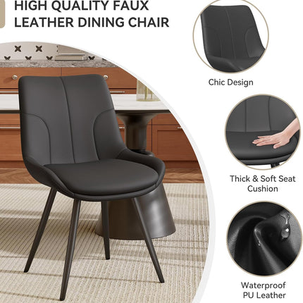 Upholstered Dining Chairs Set of 2