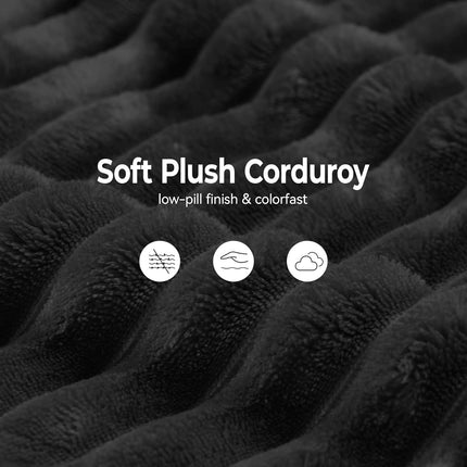 51'' Oversized Indoor Corduroy Sleeper Cloud Couch with 2pcs Pillows