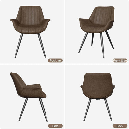 Kitchen Upholstered Dining Chairs Set of 6