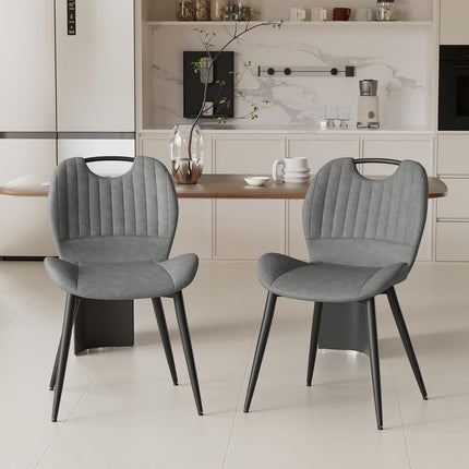 PU Material Dining Chairs Set of 6