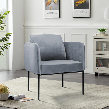 Modern Accent Chair with Soft Back Sofa Chair