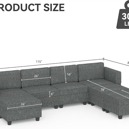 37" Armchair with Pillows