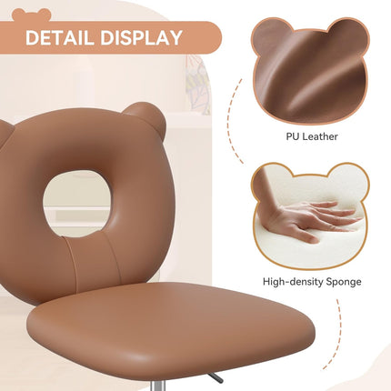 Adjustable Child Desk Chair with Wheels& Back