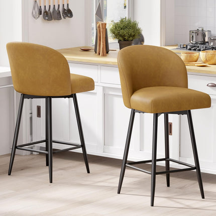 Counter Height Swivel Bar Stools Set of 4