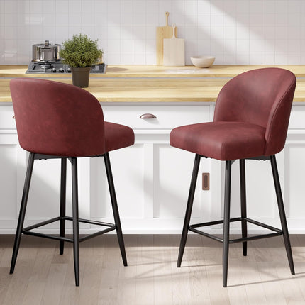 Counter Height Swivel Bar Stools Set of 4